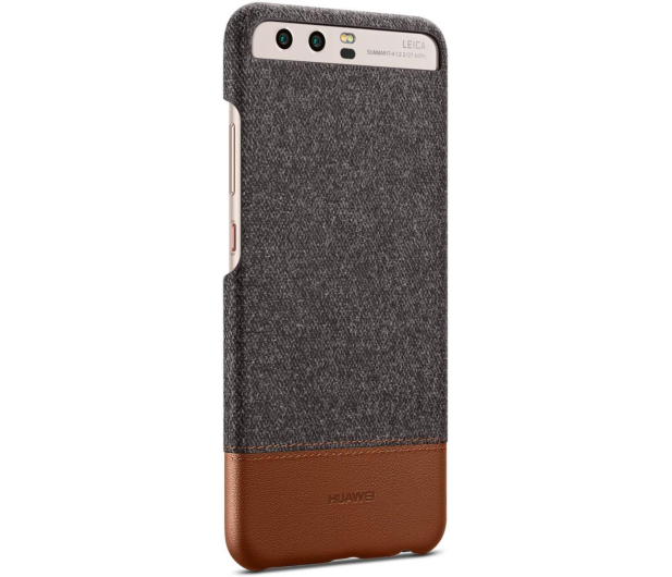Etui skóra-filc do Huawei P10 brązowe - 352195 - zdjęcie 2
